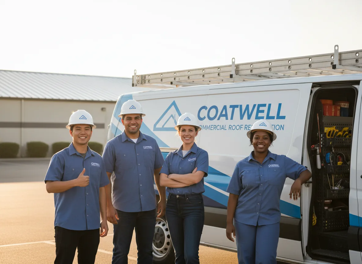 Commercial roof coating company in Linn, TX